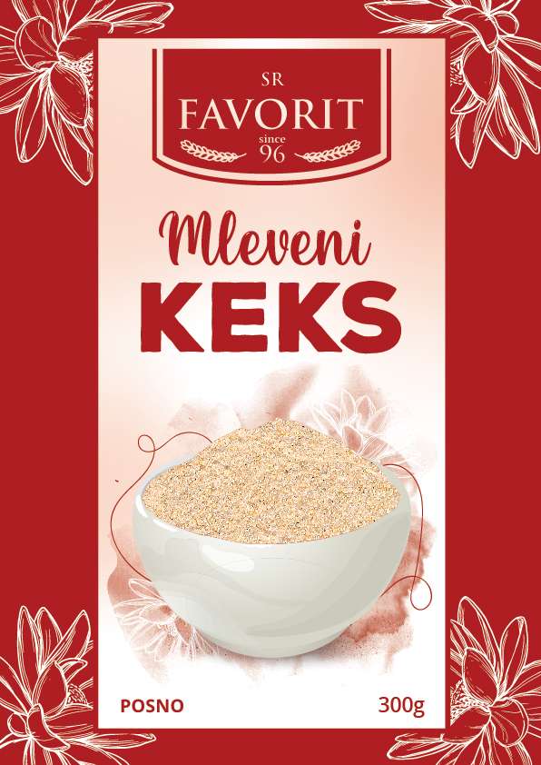 SR Favorit Mleveni keks 300g